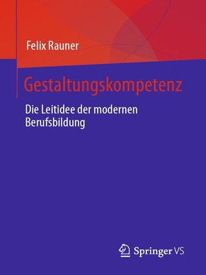 cover image of Gestaltungskompetenz